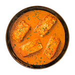 Medium Cooked Mossala  Monk Fish 